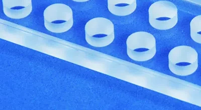 MQQFL015 product photograph: close-up of the circular recesses