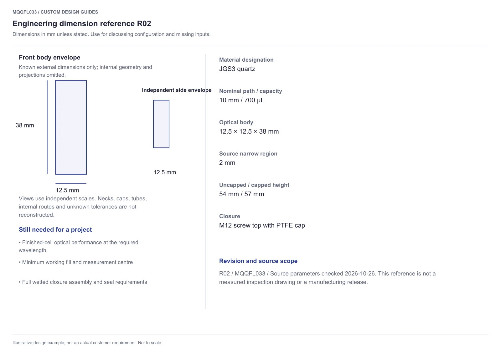 MQQFL033 engineering reference R01 with known external dimensions