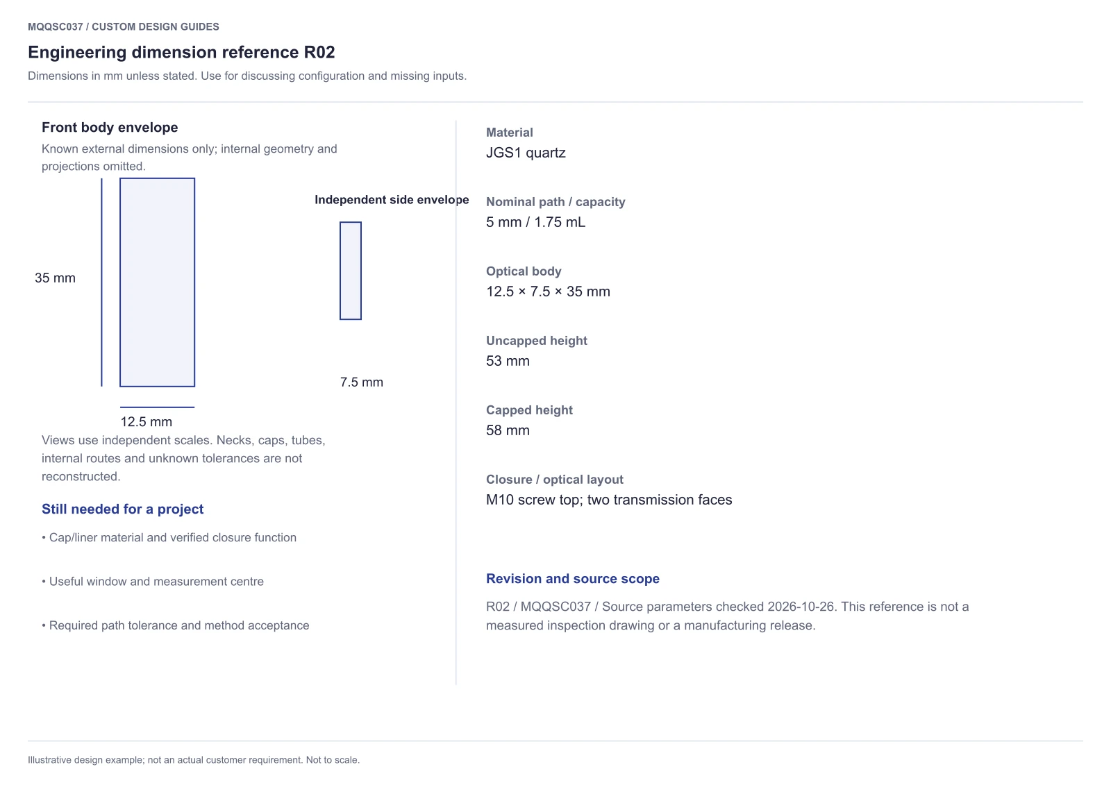 MQQSC037 engineering reference R01 with known external dimensions